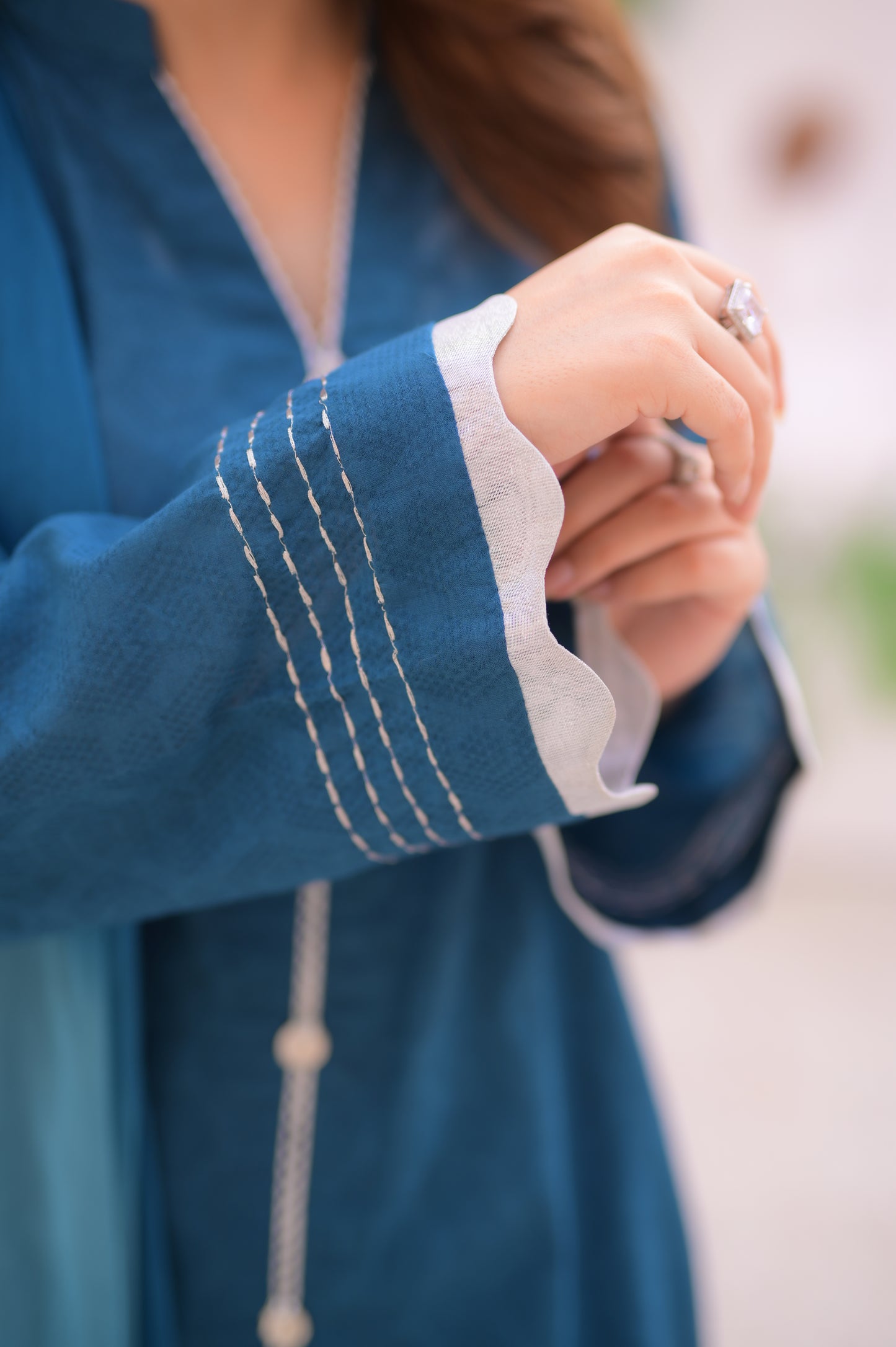 ZAHA TEAL BLUE 3-PIECE OUTFIT