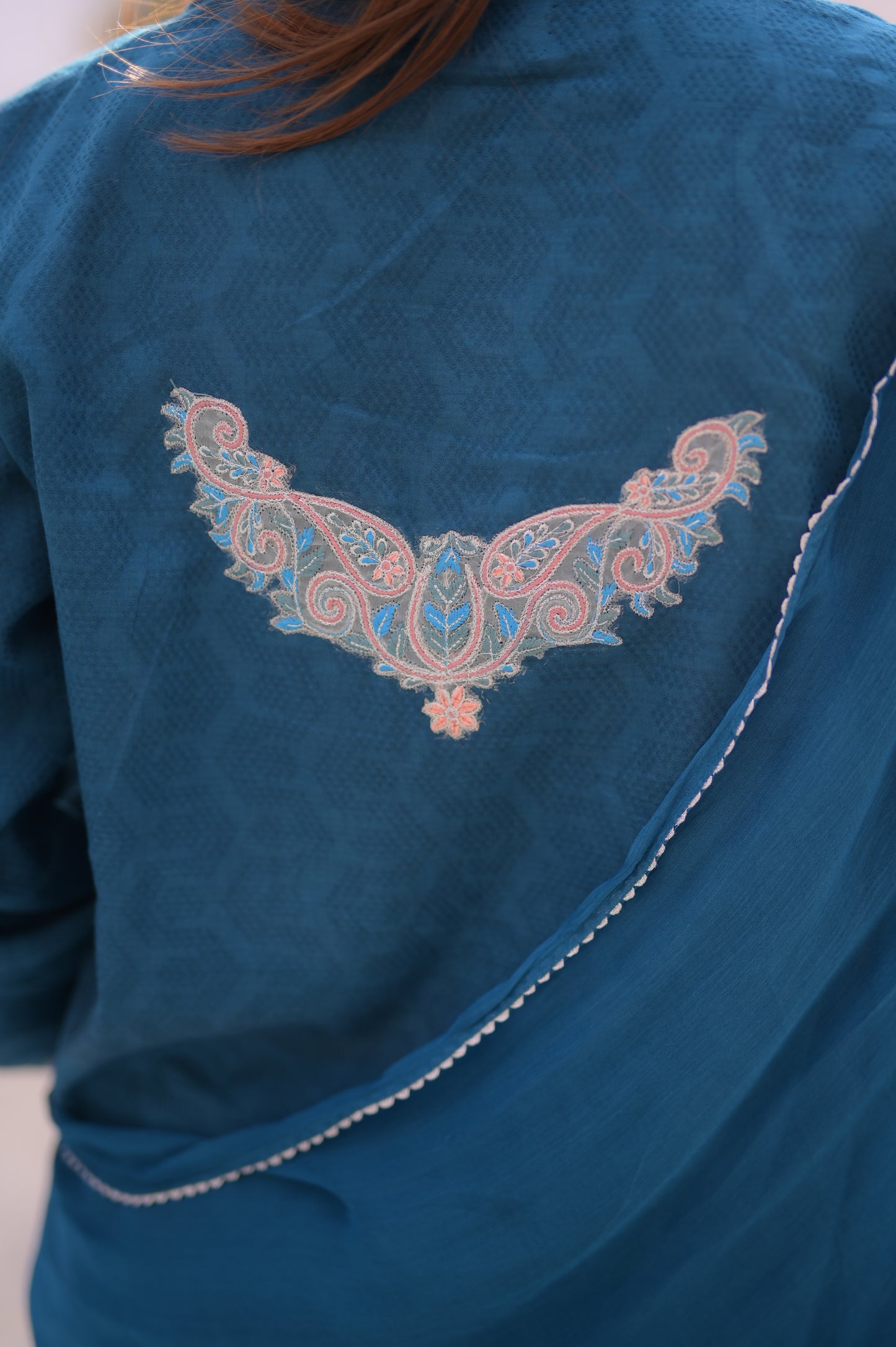 ZAHA TEAL BLUE 3-PIECE OUTFIT