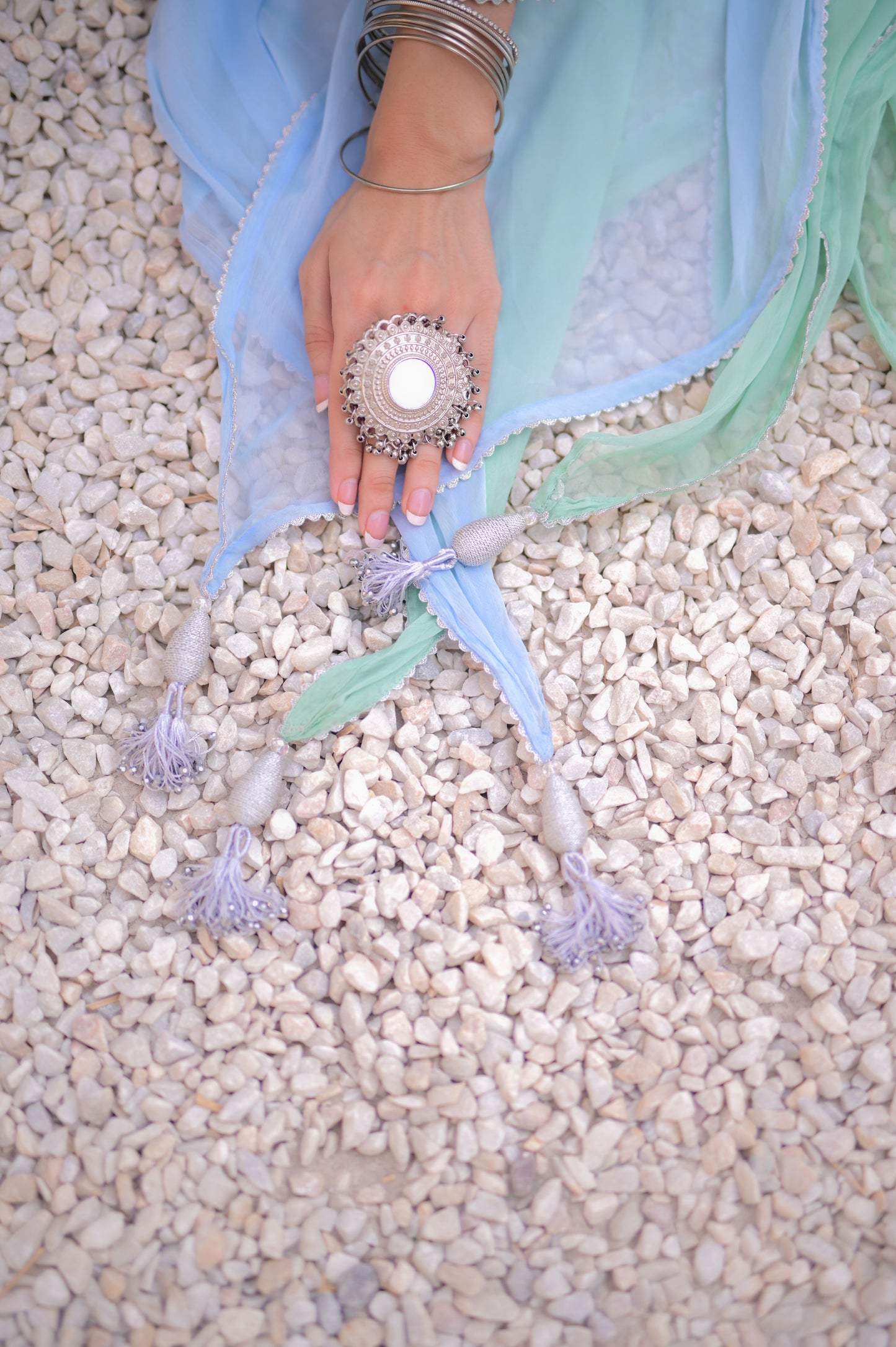 ZAHA SEA GREEN 3-PIECE OUTFIT