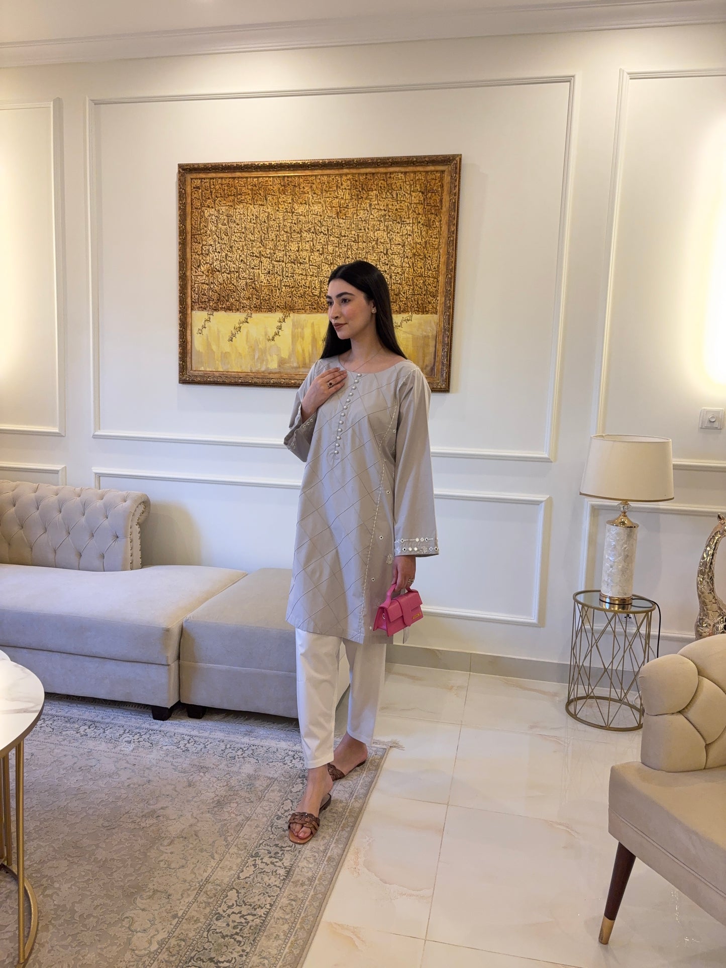 HOORE' GREY 2-PIECE OUTFIT