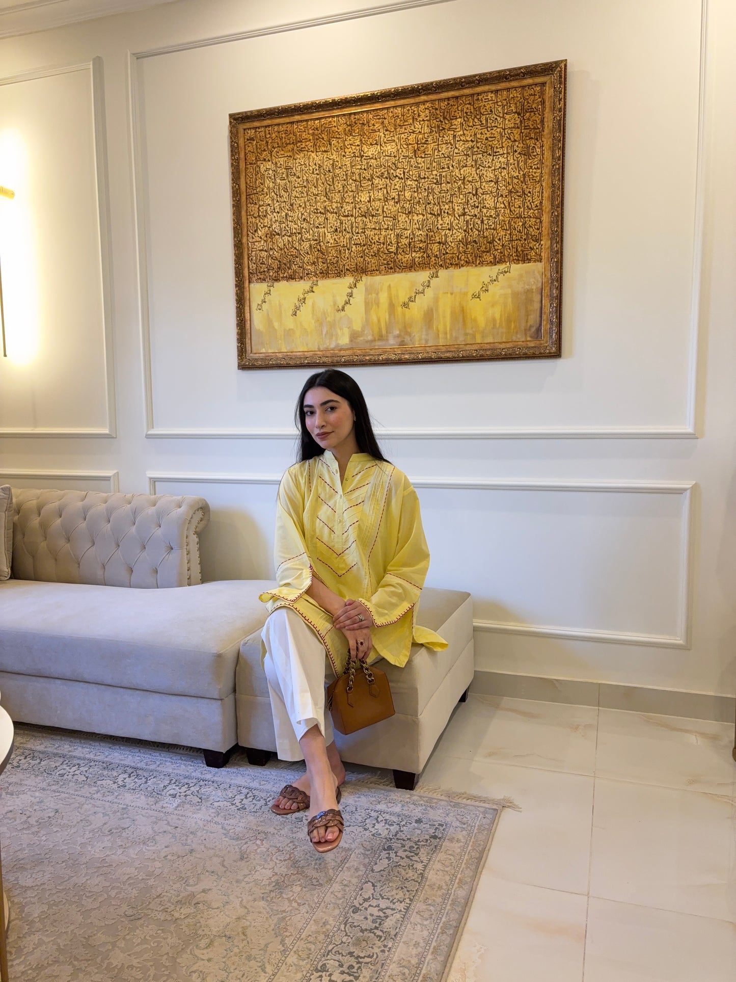 HOORE' YELLOW 2-PIECE OUTFIT