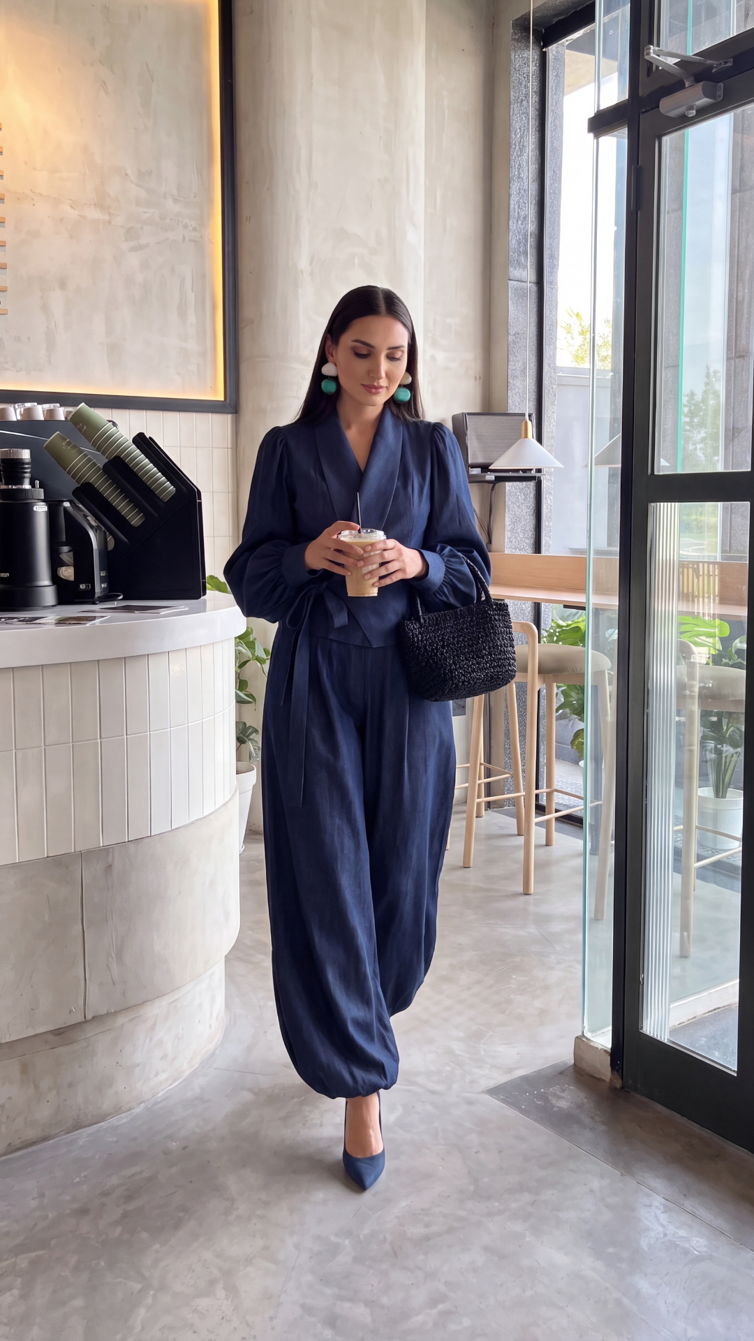 Midnight Bloom Co-ord Set