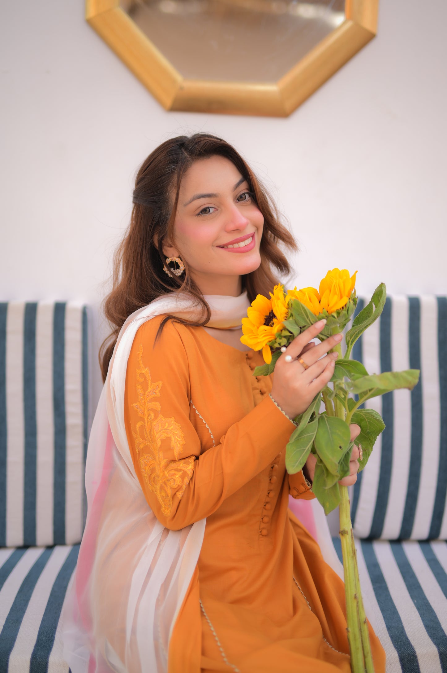 ZAHA MUSTARD 3-PIECE OUTFIT