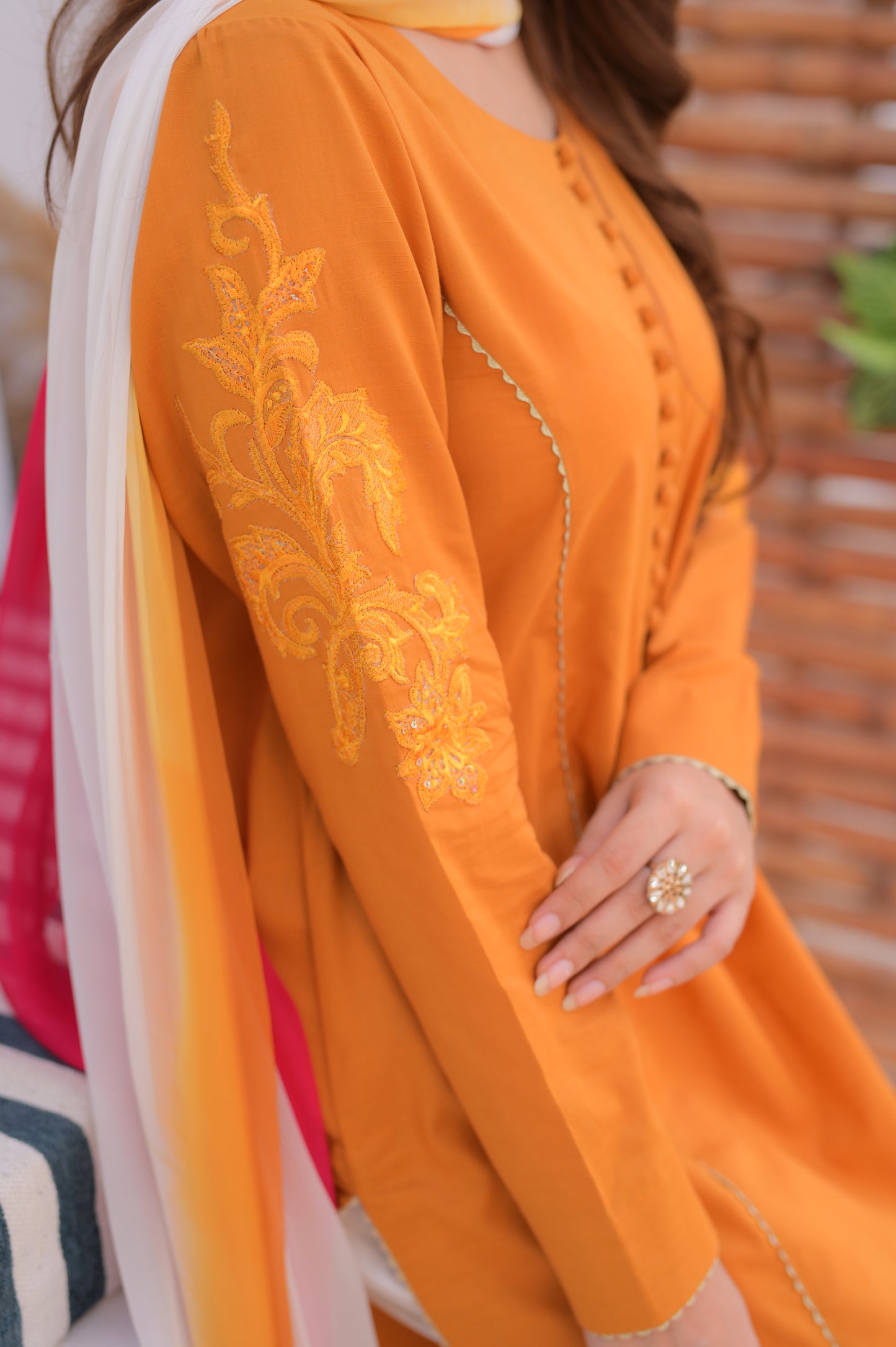 ZAHA MUSTARD 3-PIECE OUTFIT