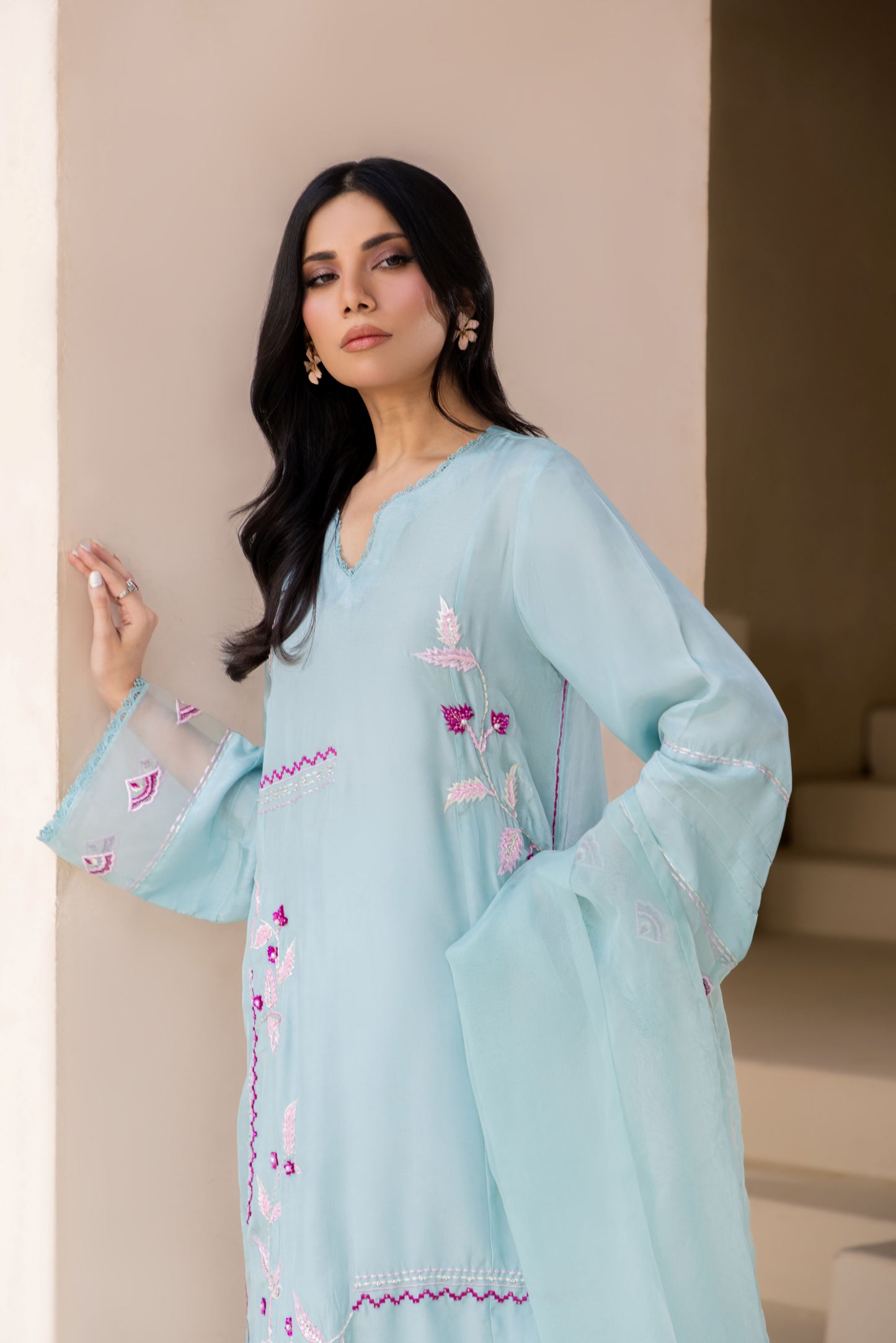 LAYAL SEA GREEN 3-PIECE OUTFIT