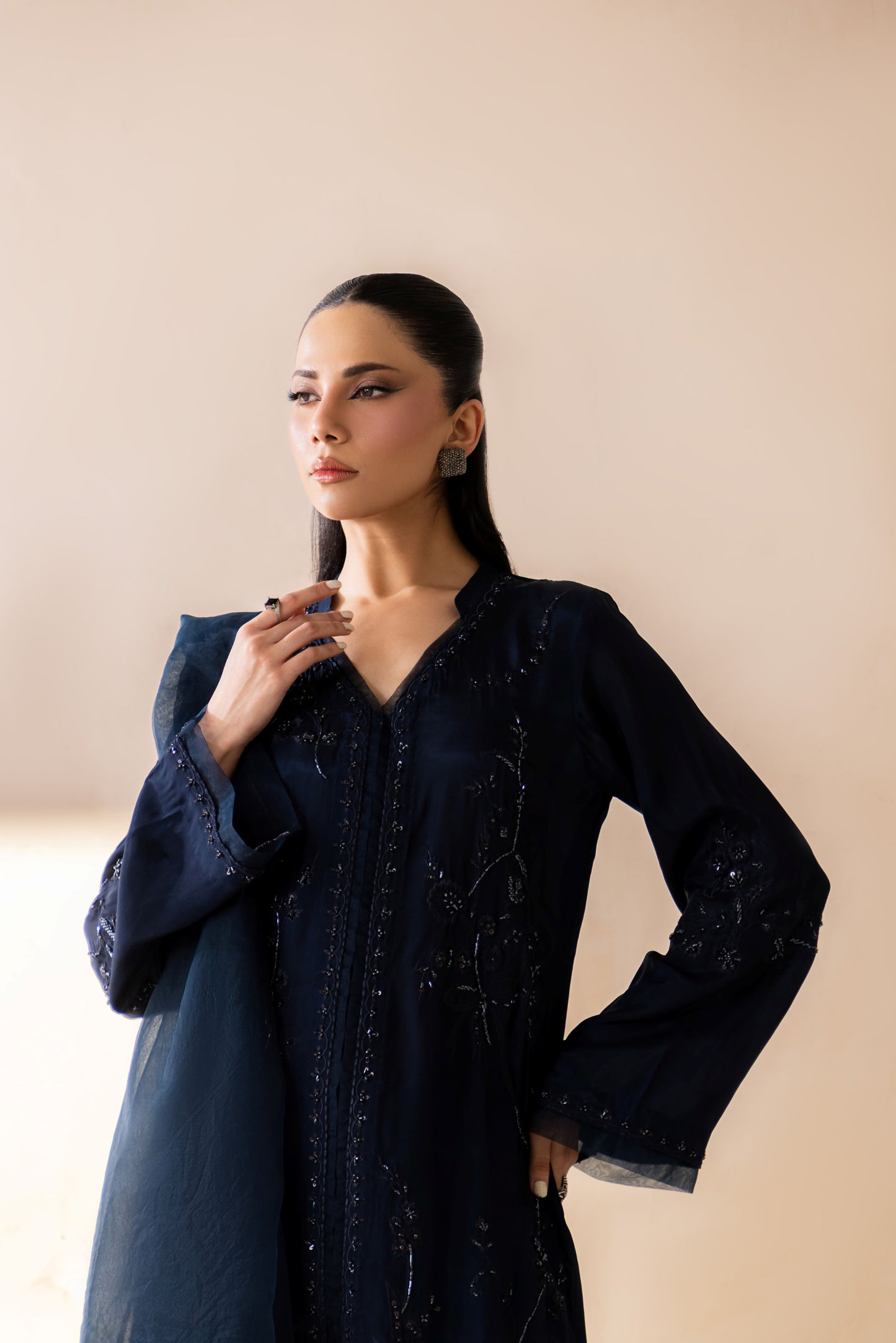 LAYAL NAVY 3-PIECE OUTFIT