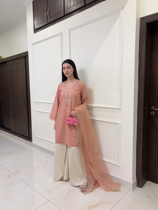 HOORE' TEA PINK 3-PIECE OUTFIT