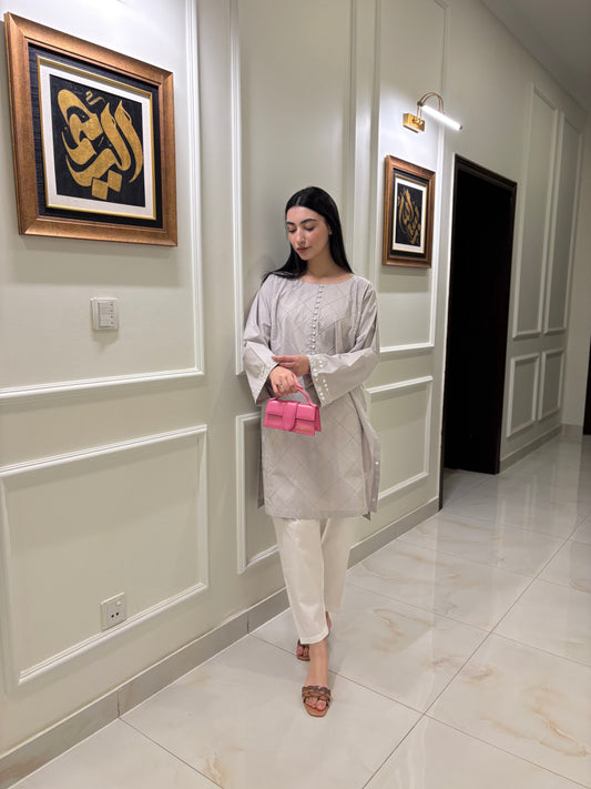 HOORE' GREY 2-PIECE OUTFIT