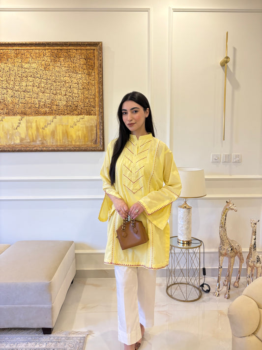 HOORE' YELLOW 2-PIECE OUTFIT