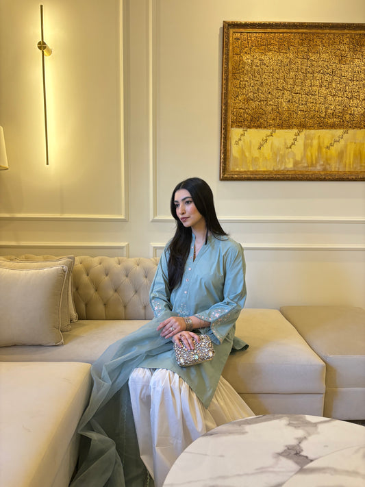 HOORE' SEA GREEN 3-PIECE OUTFIT
